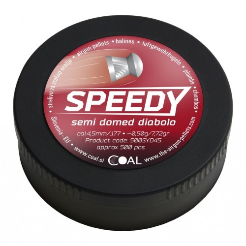 ΣΚΑΓΙΑ ΑΕΡΟΒΟΛΟΥ COAL SPEEDY SEMI DOMED 4,5mm 500τμχ
