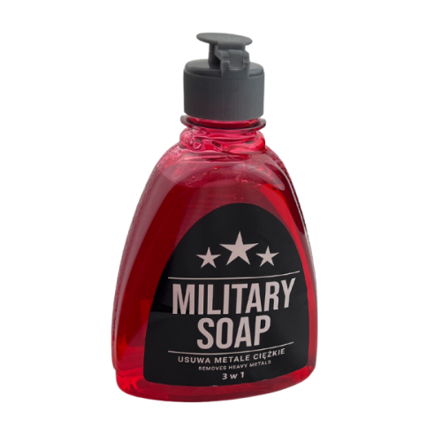 ΣΑΠΟΥΝΙ ΑΦΑΙΡΕΣΗΣ ΒΑΡΕΩΝ ΜΕΤΑΛΛΩΝ 3 ΣΕ 1 MILITARY SOAP 300ml