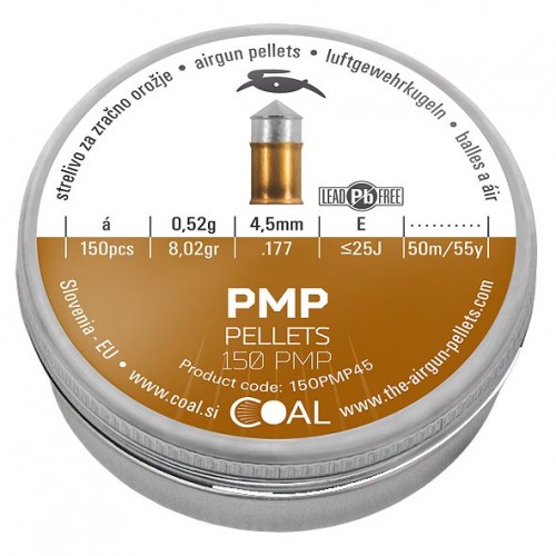 ΣΚΑΓΙΑ ΑΕΡΟΒΟΛΟΥ COAL PLASTIC METAL PELLETS 150PMP 4,5mm 150τμχ