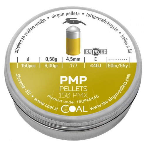 ΣΚΑΓΙΑ ΑΕΡΟΒΟΛΟΥ COAL PLASTIC METAL PELLETS 150PMX 4,5mm 150τμχ