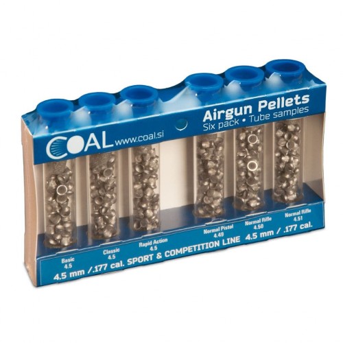 ΣΚΑΓΙΑ ΑΕΡΟΒΟΛΟΥ COAL SPORT AND COMPETITION LINE PELLETS 4,5mm 6x40τμχ