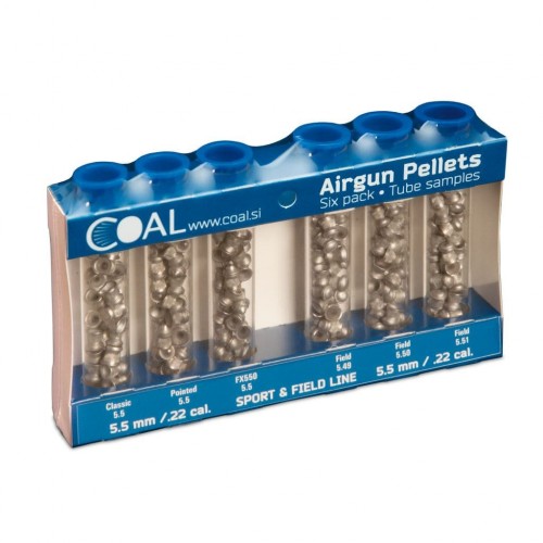 ΣΚΑΓΙΑ ΑΕΡΟΒΟΛΟΥ COAL SPORT AND FIELD LINE PELLETS 5,5mm 6x30τμχ
